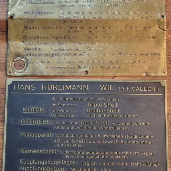 Replikaschild ab altem Originalschild